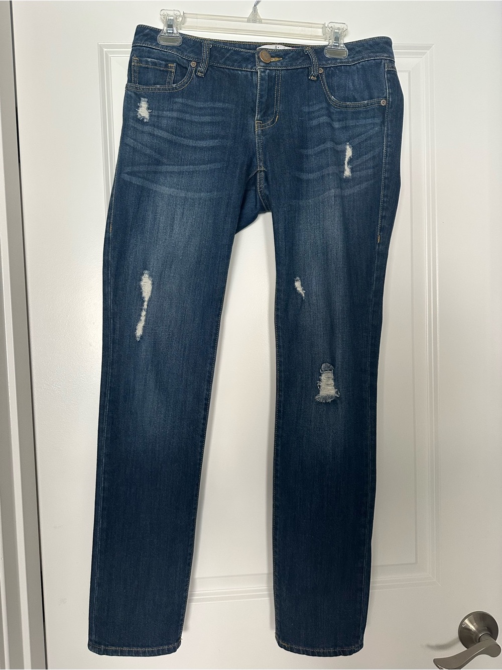 CAbi Jeans Slim Boyfriend in Denim Blue, size 4